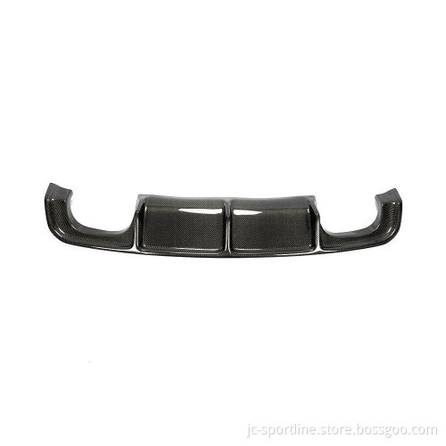 REAL CARBON Fiber Rear Bumper Diffuser Lip Spoiler for BMW X5M F85 & X6M F86 (2015-2019)